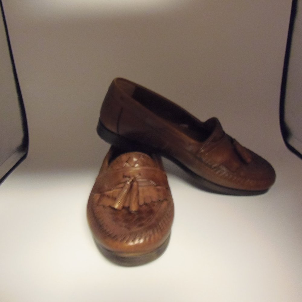 Men's Br. Leather GeorgeTassled Loafer  8.5 W